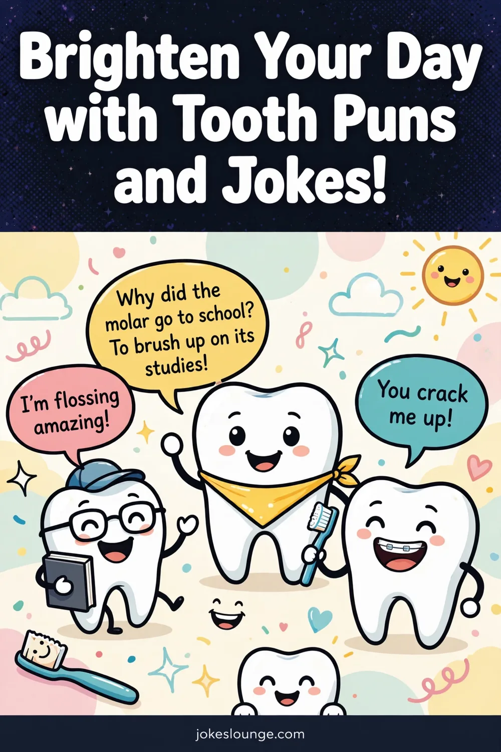 Brighten Your Day with Tooth Puns and Jokes! - funny illustration