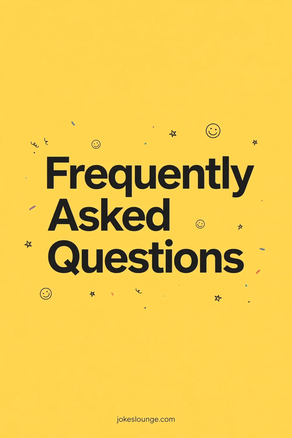 Frequently Asked Questions - funny illustration