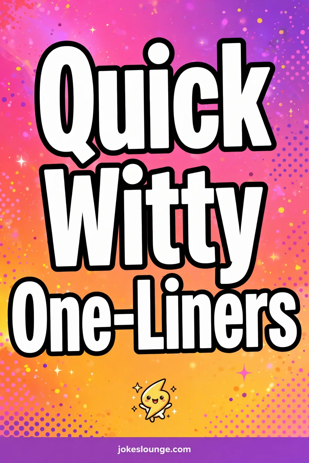 Quick Witty One-Liners - funny illustration
