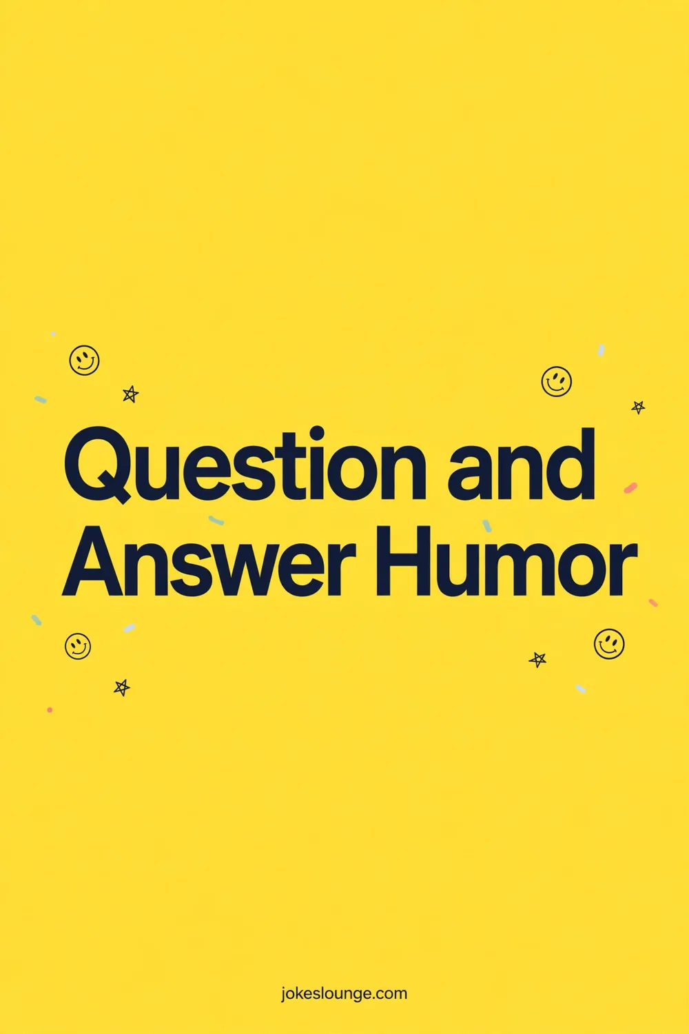 Question and Answer Humor - funny illustration