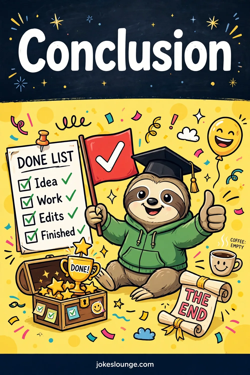 Conclusion - funny illustration