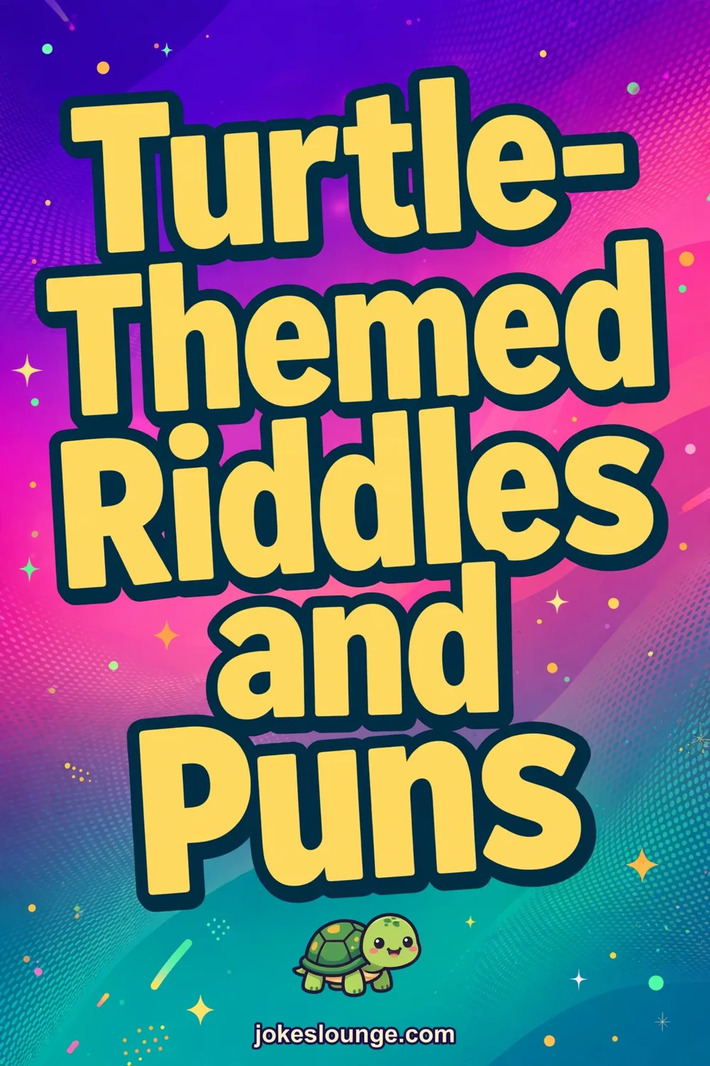 Turtle-Themed Riddles and Puns - funny illustration