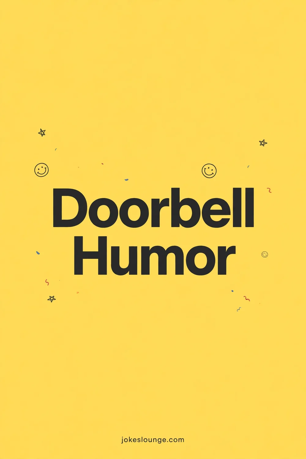 Doorbell Humor - funny illustration