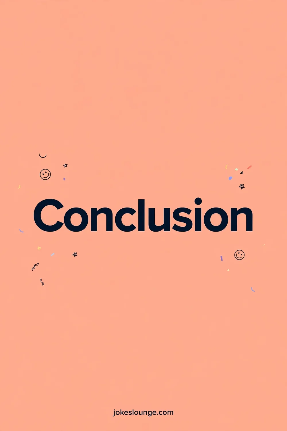 Conclusion - funny illustration