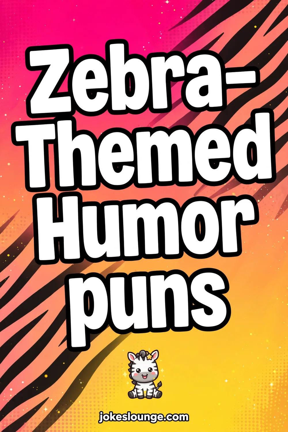 Zebra-Themed Humor puns - funny illustration