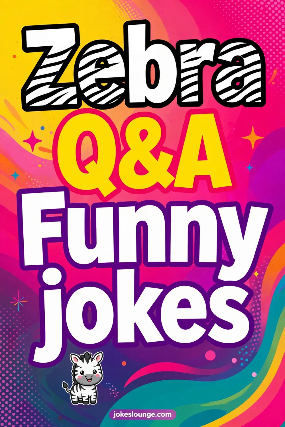 Zebra Q&A Funny jokes - funny illustration