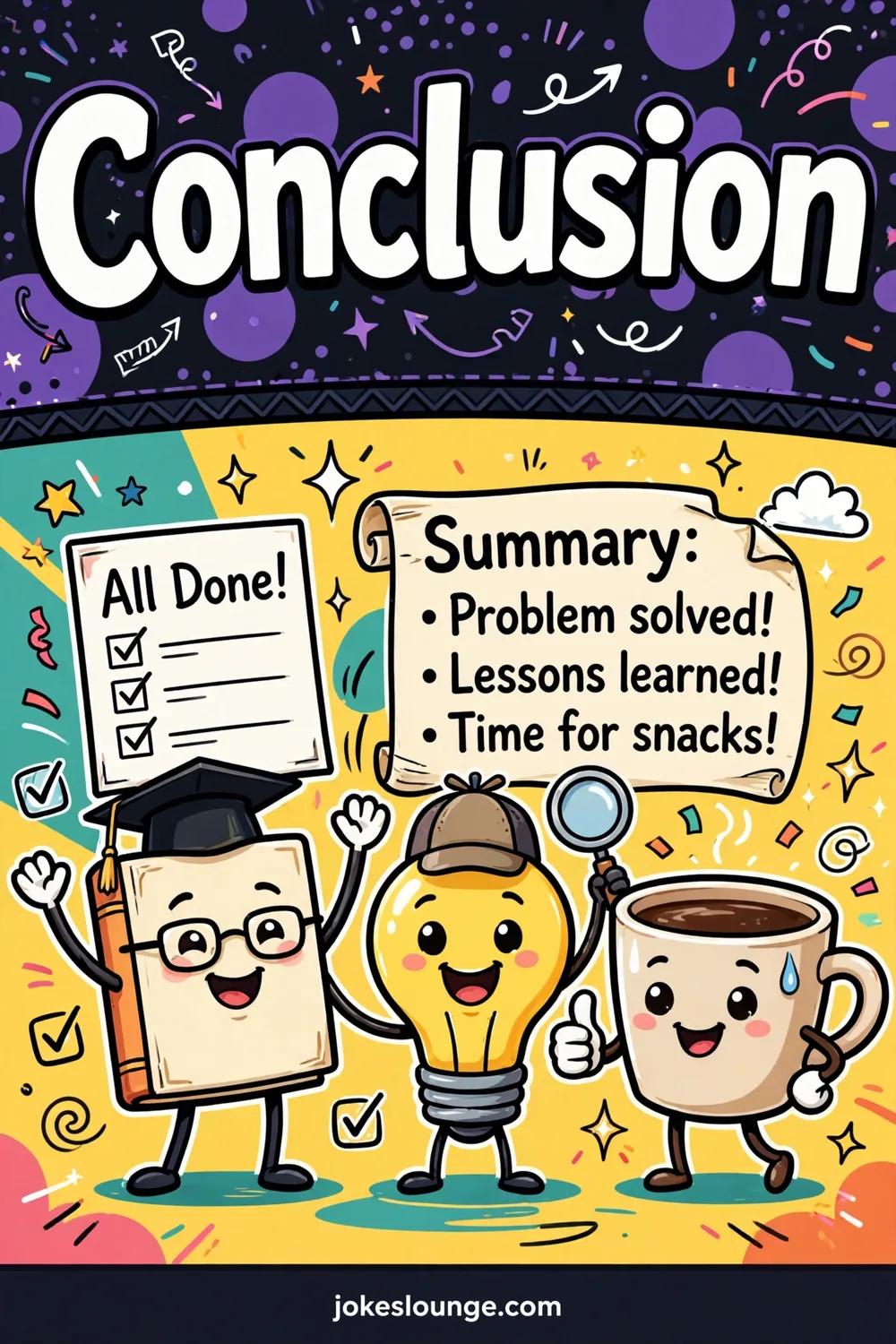 Conclusion - funny illustration