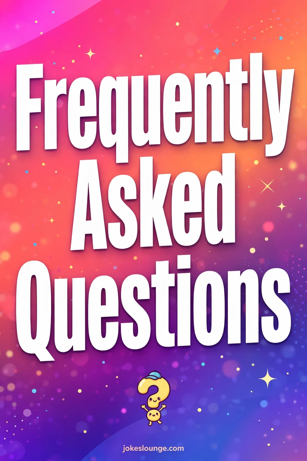 Frequently Asked Questions - funny illustration